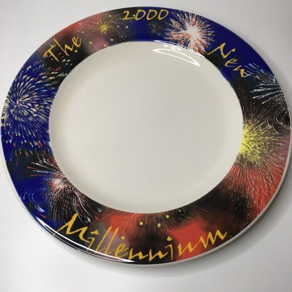 Syracuse China New Year 2000 Millennium Commemorative 12" Plates Lot Of 6/USA